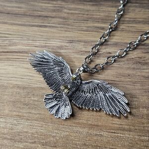 🔥Men's Silver & Gold Eagle Pendant